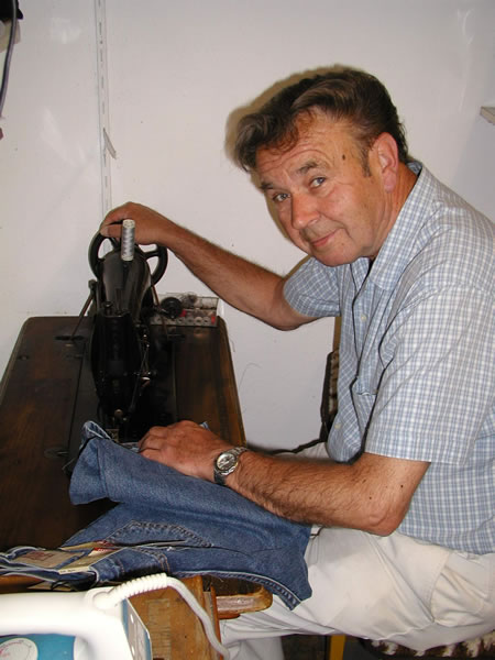 Der Seniorchef bei der Arbeit